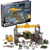 MEGA Halo Infinite Toys Building Set for Kids, Floodgate Firefight with 634 Pieces, 4 Poseable Micro Action Figures and Accessories, Gift Ideas