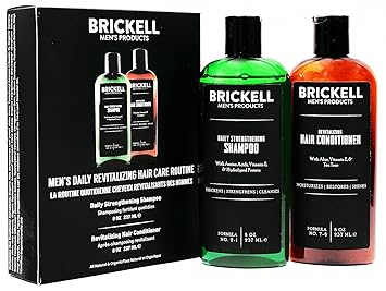 Amazon Com Brickell Men S Daily Revitalizing Hair Care Routine