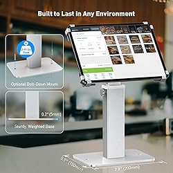 AboveTEK Anti-Theft iPad Kiosk Stand, 360 Rotation