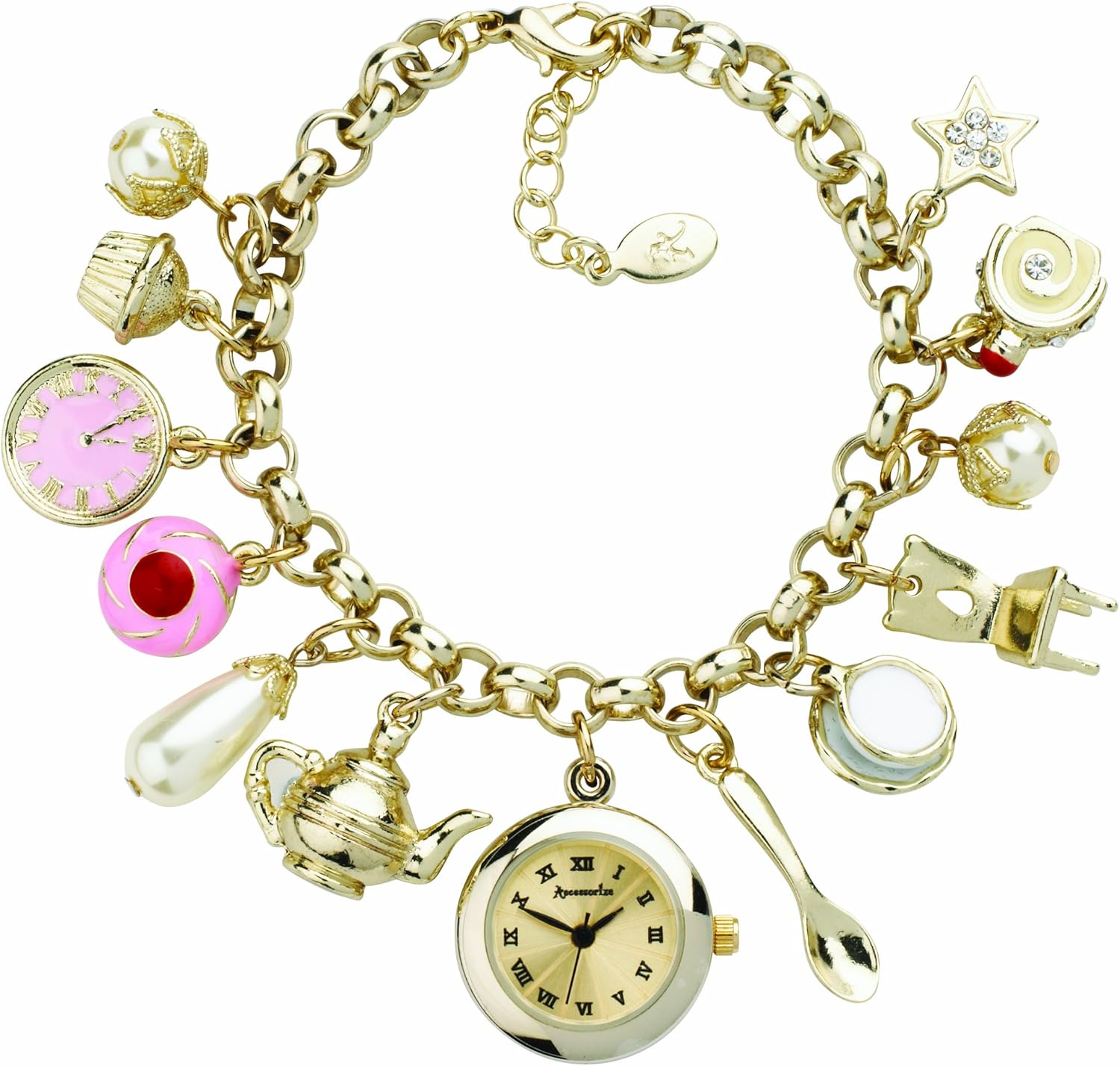 Accessorize Ladies Jewellery Charm Style Bracelet J1080 Amazon.co.uk