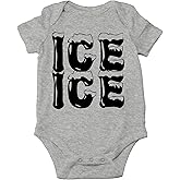 AW Fashions Ice Ice Baby Bodysuit Cute Newborn Baby Girl or Boy Clothes Adorable Infant Romper Outfit