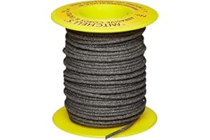 Mitchell Abrasives 52-S Round Abrasive Cord, Silicon Carbide 150 Grit .055" Diameter x 50 Feet