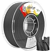 YXPOLYER PC-CF Filament Polycarbonate PC Carbon Fiber Engineering-Grade Filament 1.75mm 1kg with Reusable High-Heat Tolerant Spool