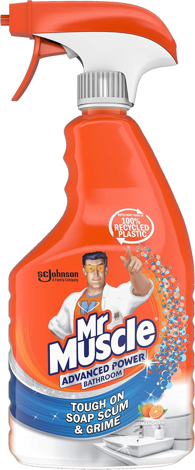 Mr Muscle Advanced Power Bathroom Spray 750ml, Pack of 6
