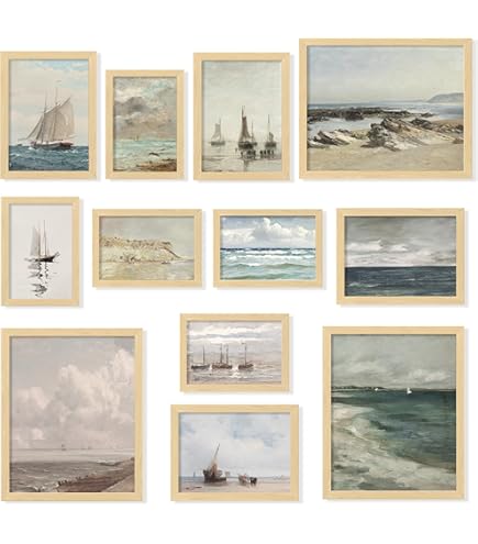 Claude Monet Regatta At Sainte-Adresse Print - 5x7 Inch Vintage Coastal Wall Art, Unframed