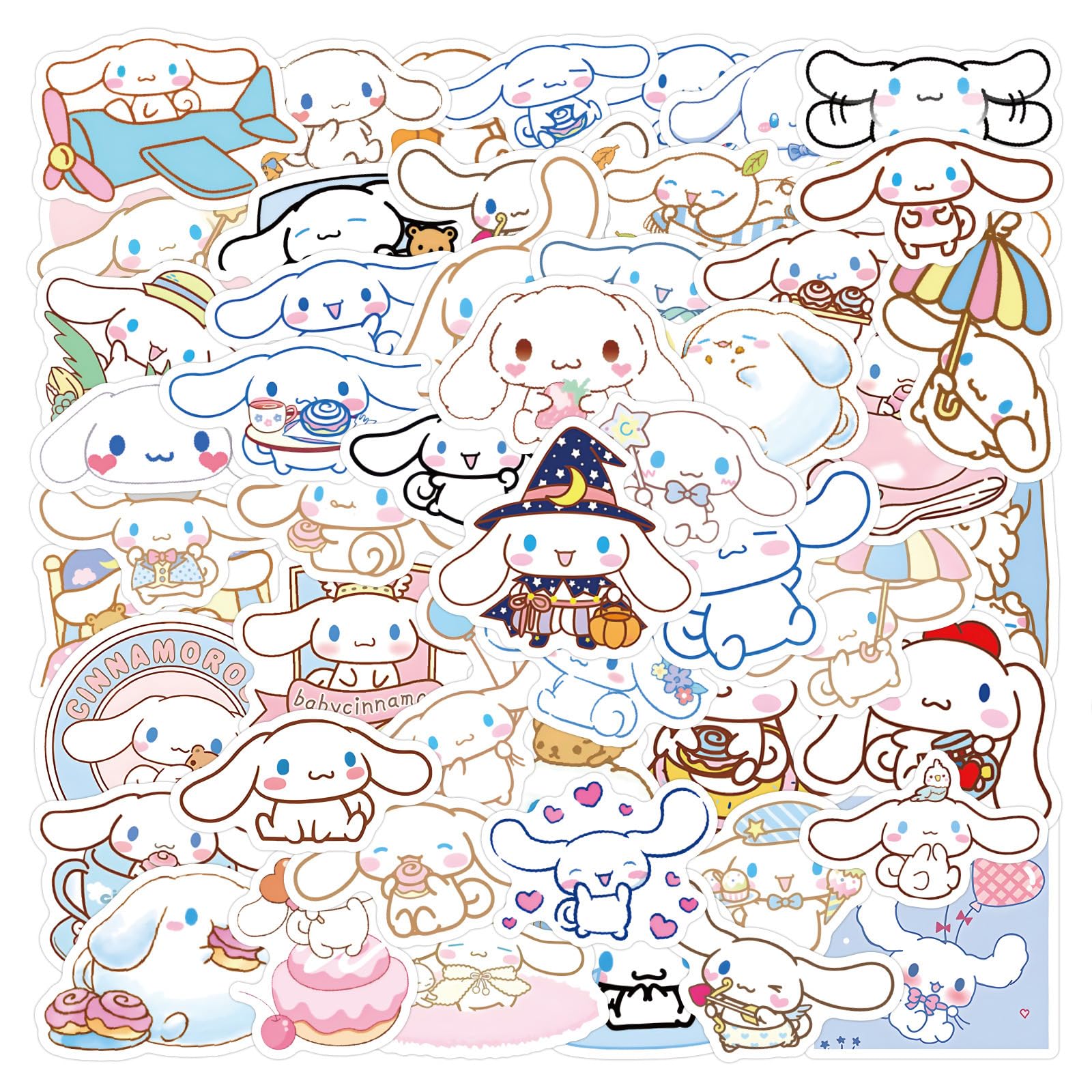 Photo 1 of 120pcs Cinnamoroll Sticker for Adult, Stickers for Teen Girl, Waterproof Vinyl Sticker for Water Bottle Laptop Phone Party Favors (Yellow)