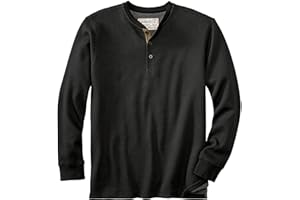 Legendary Whitetails Men's Henley Shirt Long Sleeve Heavyweight Double Thermal Layer