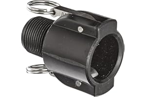 BANJO CORP Banjo 100B Polypropylene Cam & Groove Fitting, 1" Female Coupler x NPT Male