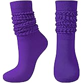 BOOPH Slouch Socks Women Scrunch Sock Knee High Slouchy Socks for Women Size 6-11