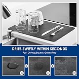 KitchenRaku Draining Board Mats 40x30CM Super Absorbent Non Slip Backed view 2