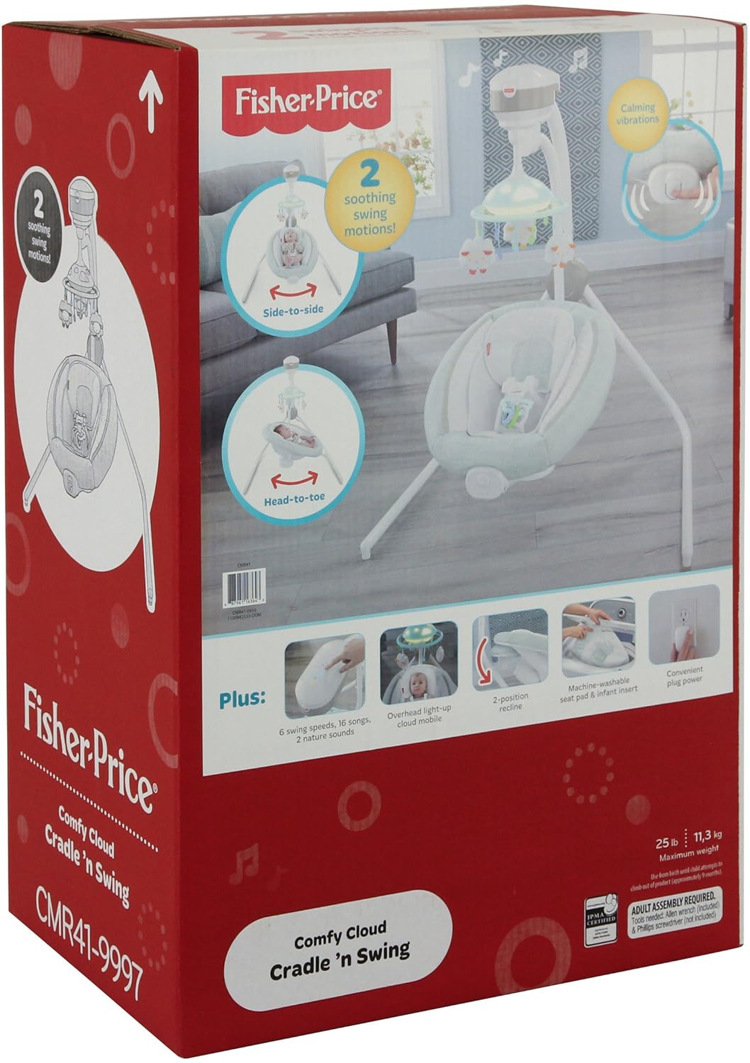 comfy cloud cradle n swing