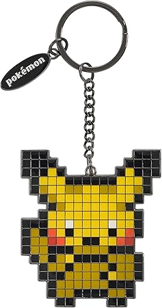 Amazon ポケモンセンターオリジナル メタルキーホルダー ピカチュウ ゲームドット アニメ 萌えグッズ 通販