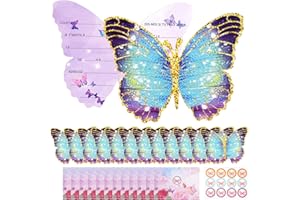 Français 12 cartes d’invitation fête enfant en français avec enveloppe - French 12pcs Birthday invitation and 12pcs Envelopes