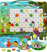 PUTSKA Dino Potty Training Chart 35 Stickers Rewards for Toddlers Boys Girls