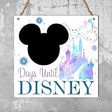 Pixie's Gifts Days Until Disney Chalkboard Plaque 18cm x 18.5cm view 8