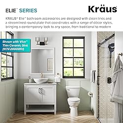 KRAUS Elie Bathroom Robe and Towel Rack with 4