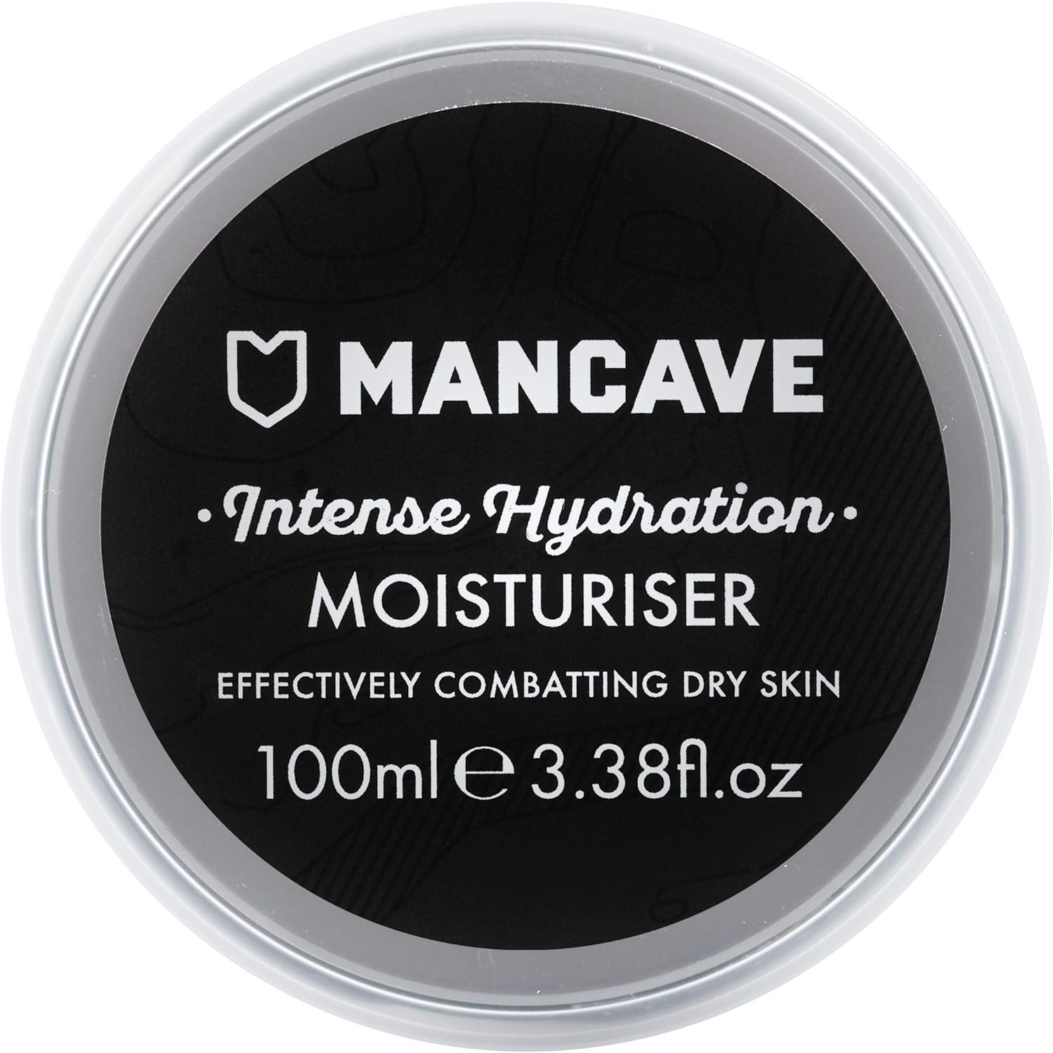 ManCave Hyaluronic Intense Moisturiser 100ml, Formulated to hydrate and soften skin with Hyaluronic Acid