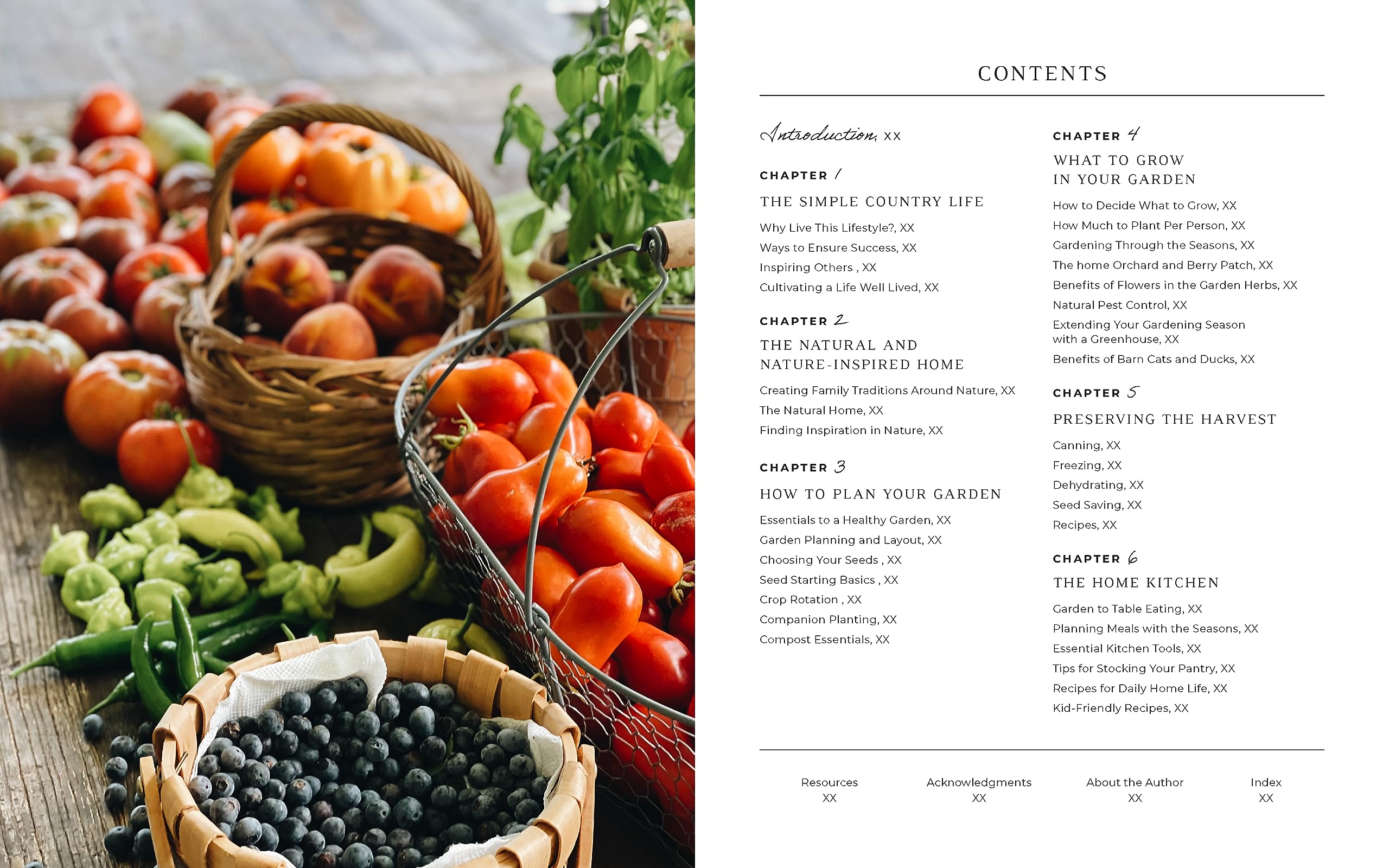 Simple Country Living: Techniques, Recipes, and Wisdom for the Garden, Kitchen, and Beyond