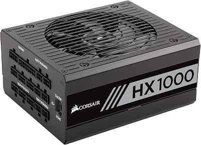 Corsair HX1000 1000W 80+ Platinum Fully Modular PSU CP-9020139-UK Black
