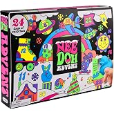 Schylling NeeDoh Squishmas Advent Calendar (Pack of 1) | Christmas Countdown with 24 Mini Squeeze Toys