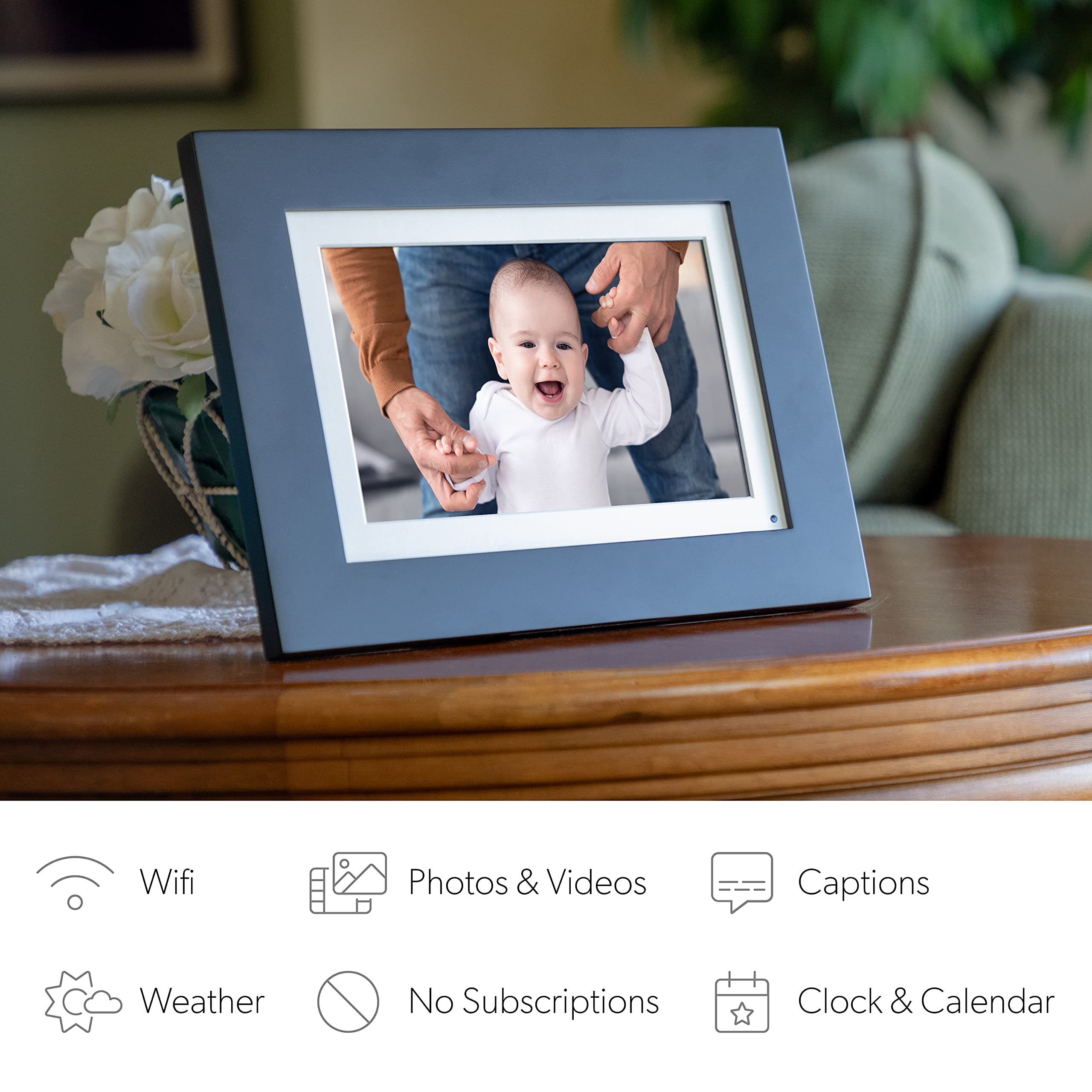 Mua Simply Smart Home Photoshare 8” WiFi Digital Picture Frame, Send ...