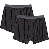 Exofficio Men's Give-N-Go 2.0 Boxer 2 Pack - Breathable Durable Easy Care Travel Underwear
