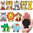 DMIGHT Fridge Magnets for Toddlers 1-3, Animal Refrigerator Magnet for Kids, Baby Educational Gift, Full Back Magnetic Kids Magnets