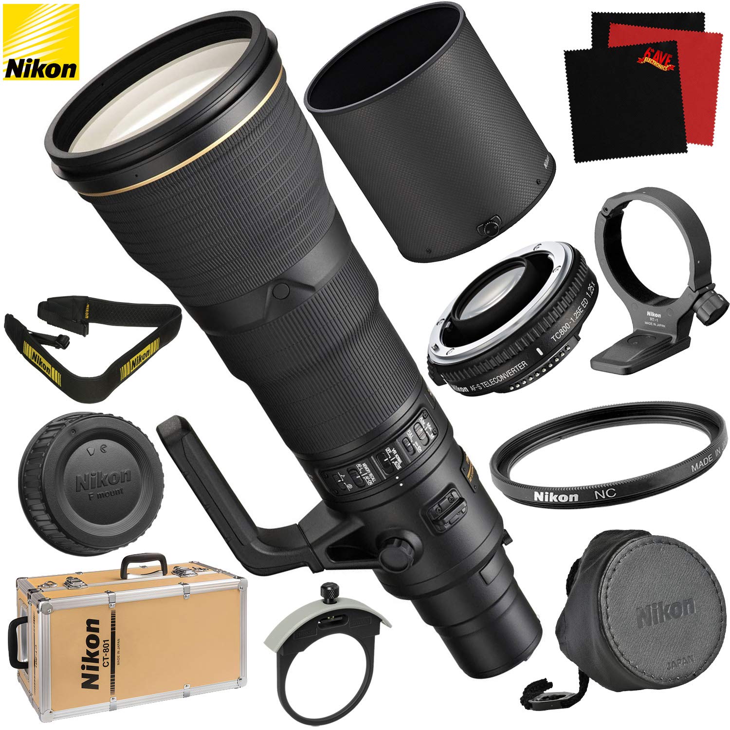 Nikon AF-S NIKKOR 800mm f/5.6E FL ED VR Lens - Autofocus - Super