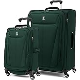 Travelpro Maxlite 5 Softside Spinner Set, Forest, 2-Piece (21/29) | Carry on and Large Checked Expandable Luggage With 4 Wheels, Lightweight &amp; Versatile Travel Design, Men &amp; Women