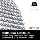 VELCRO Brand Heavy Duty Stick On Coins White 45mm Hook Loop 6 Pack view 2