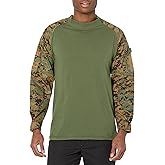 Rothco Tactical Combat Airsoft Shirt Lightweight Military Paintball Army Stretch Base Layer Top with Zip Pockets