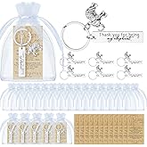 Huquary 25 Sets Elephant Gifts for Women Sisterhood Gifts for Women Valentine Elephant Keychain with Cards Bags Friendship Group Best Friend Keychain Appreciation for Valentine Party Favors BFF