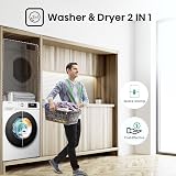 Hisense WDQA1014EVJM 60cm Freestanding Washer Dryer 10 kg 1400 RPM White view 3