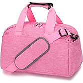 14 inch Small Gym Bag for Women & Men, Mini Duffel Bag for Travel Sports Lightweight Carry On Bag (Rose)