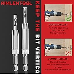 AIMLENTOOL 17pcs VIX Bits Self Centering Drill Bit