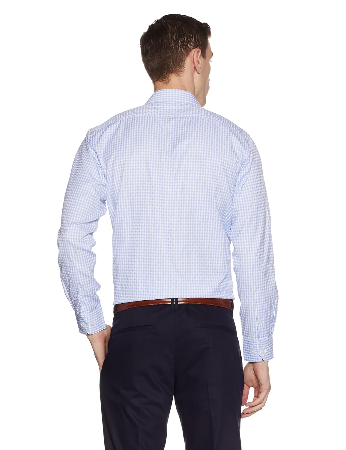 symbol amazon brand men's regular fit formal shirt