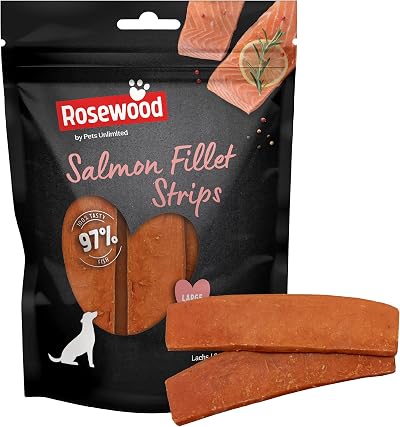 Rosewood Salmon Fillet Strips Large 97% Salmon 3% Potato 150g