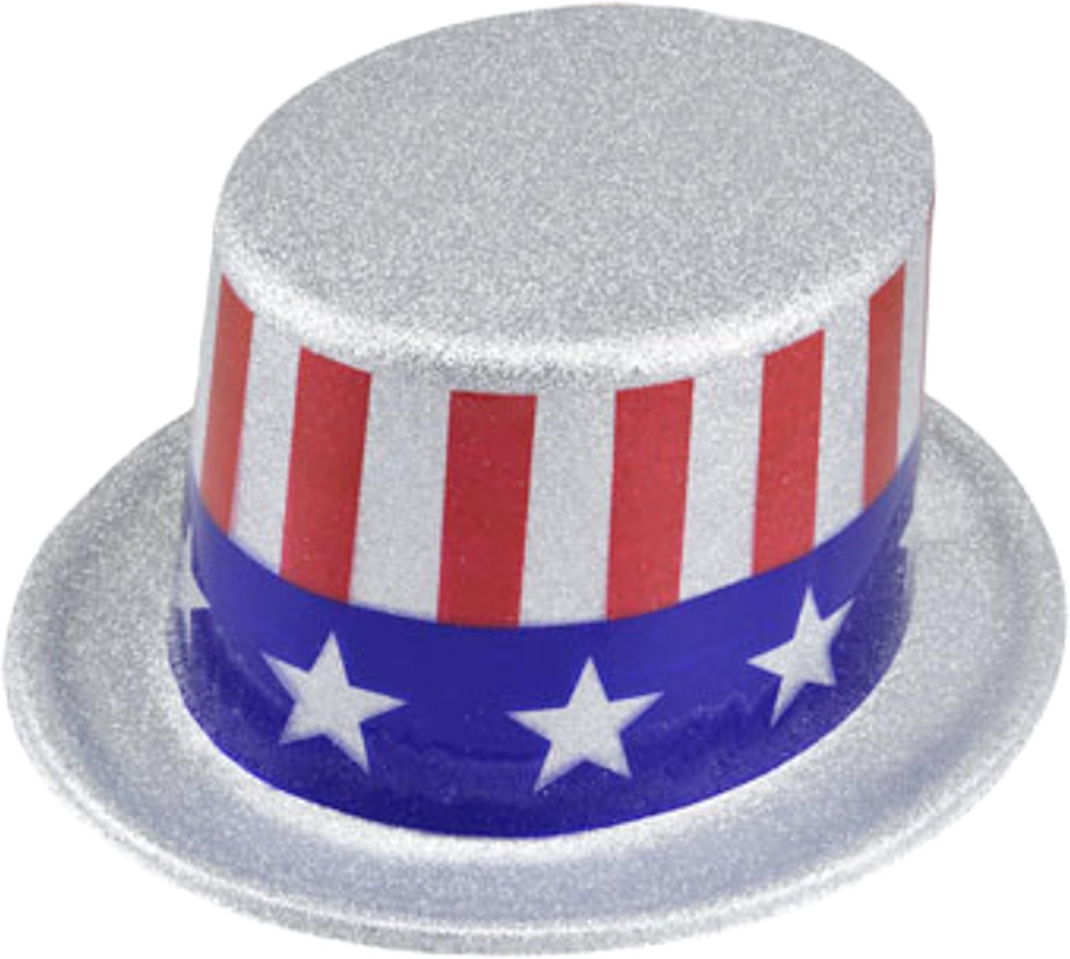 Amazon.com: Glittery Patriotic Forth of July Top Hats: Home & Kitchen