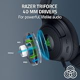Razer Kraken V4 X Wired PC Gaming Headset TriForce 40mm Drivers view 2