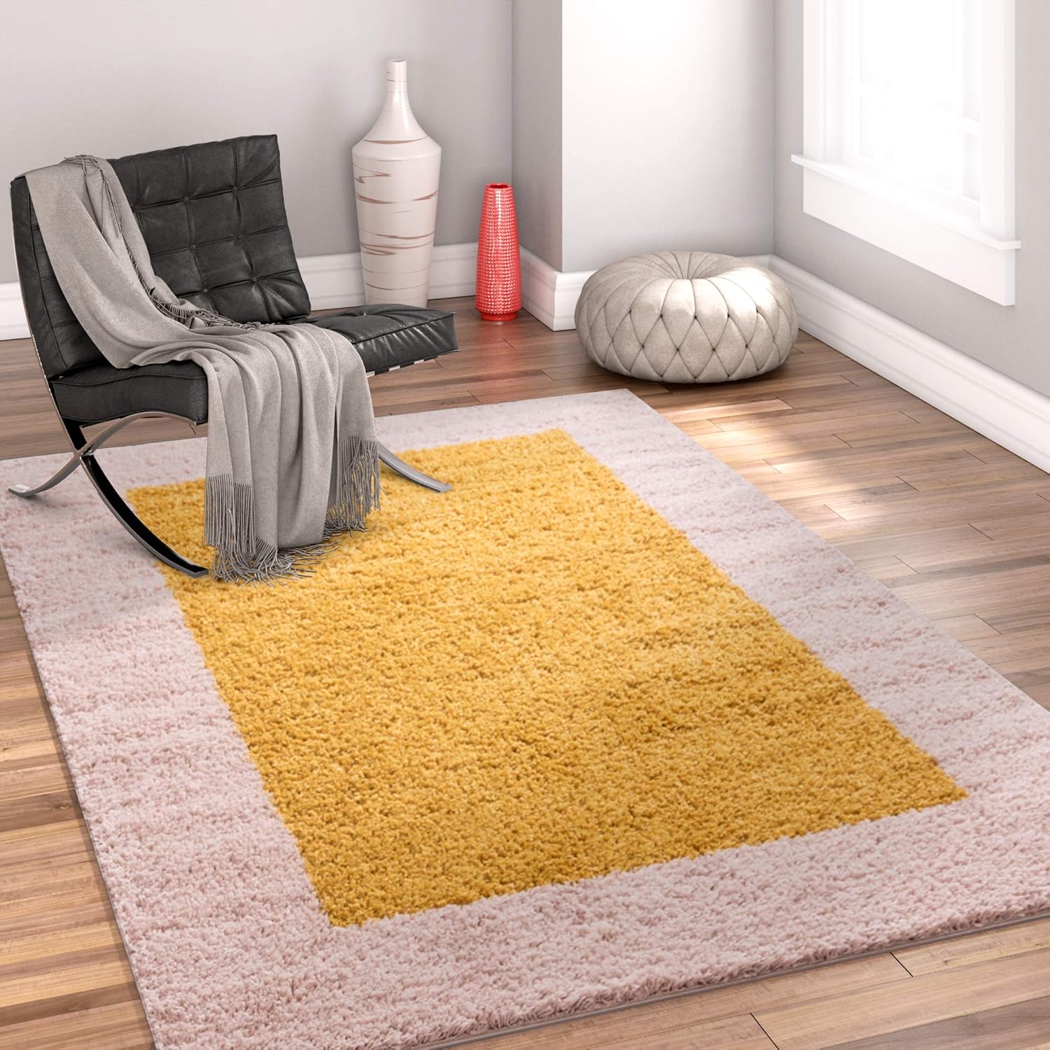 Best shag gold rugs for living room