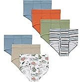 Hanes Toddler Boys' Organic Cotton Underwear, Pure Comfort 100% Cotton Boxer Briefs Available, 10 & 7 Pack