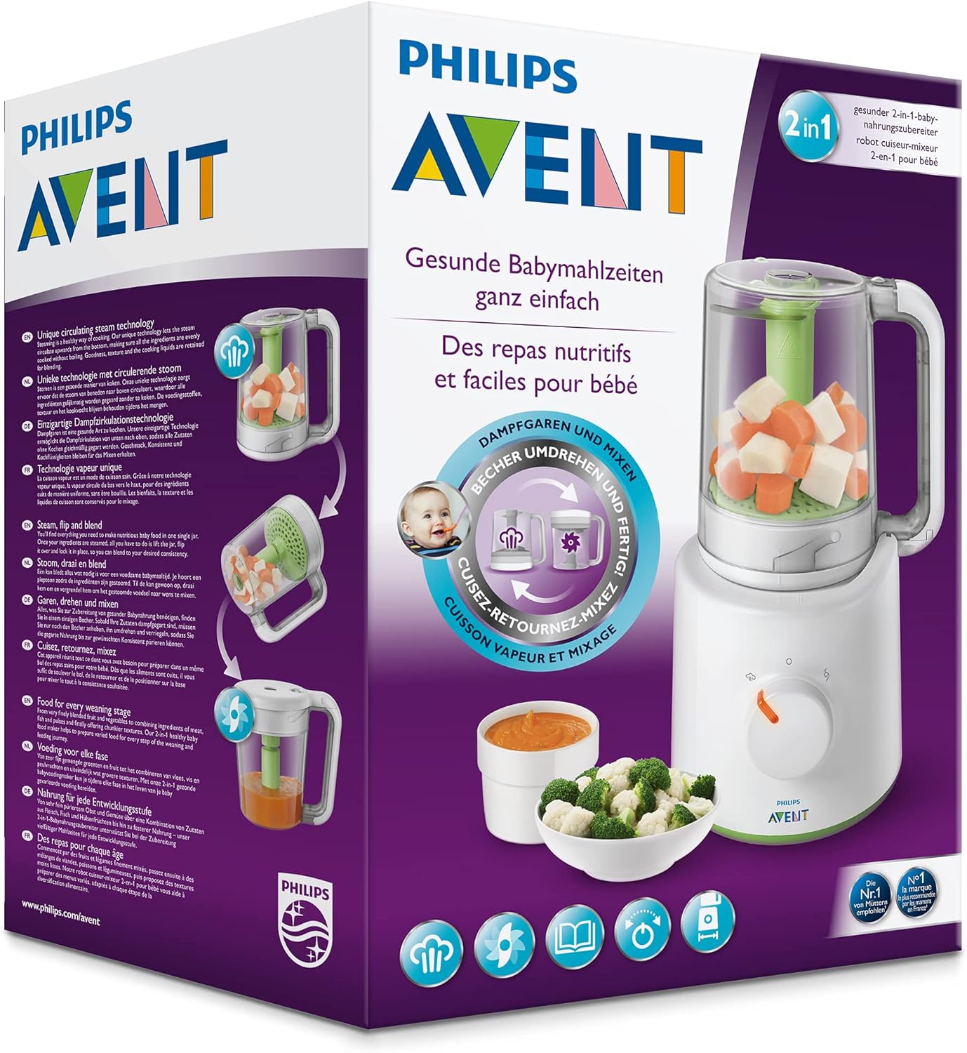Philips Avent Scf870 Robot Cuiseur Mixeur 2 En 1 Pour Bebe Pot De Conservation Bol De Rangement Spatule Et Livre De Recettes Inclus Amazon Fr Bebes Puericulture Philips Avent Scf870 Robot Cuiseur Mixeur 2 En 1 Pour Bebe Pot De Conservation Bol De Rangement Spatule Et Livre De Recettes Inclus Amazon Fr Bebes Puericulture