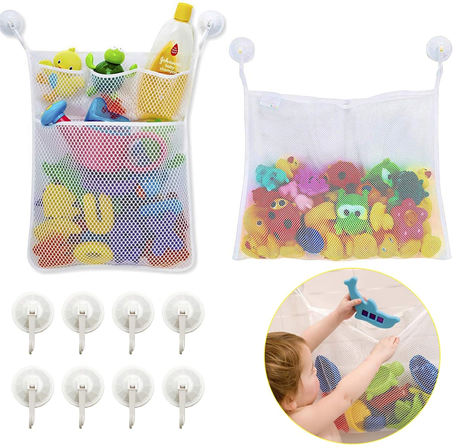 cestino per la doccia per i giocattoli