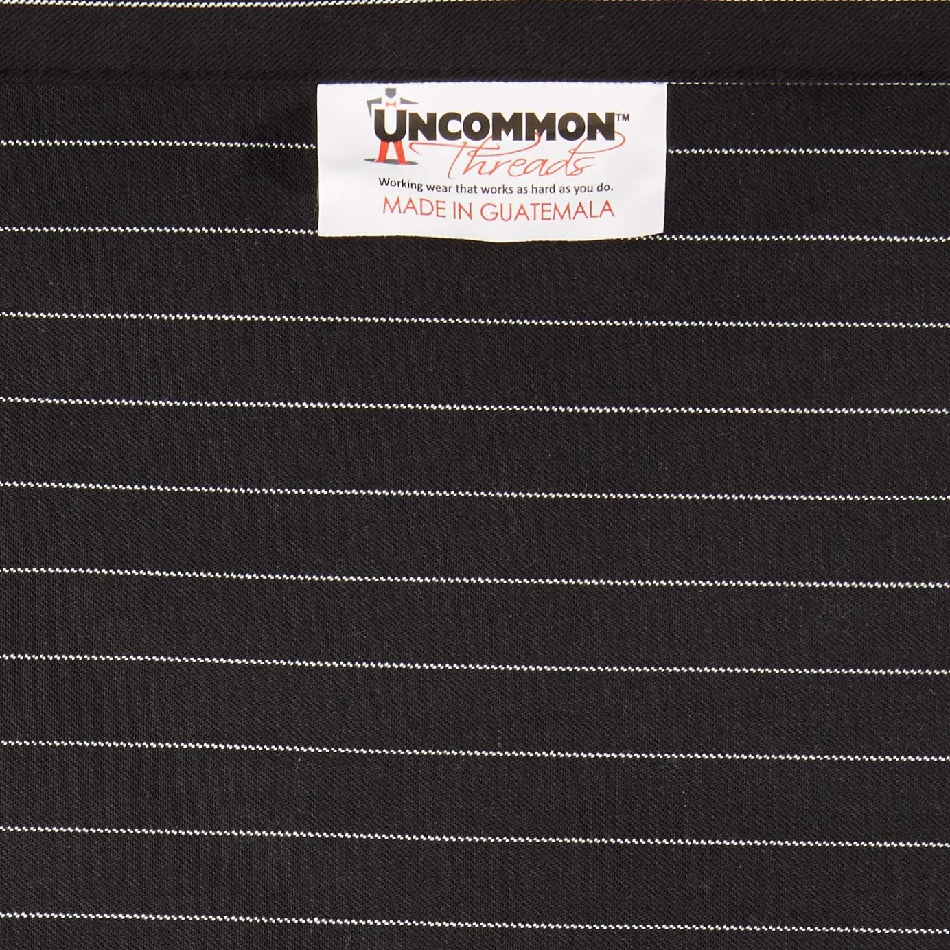 Uncommon Threads Unisex V-Neck Formal Apron, Black, One Size: Food Service Uniforms Aprons: Clothing