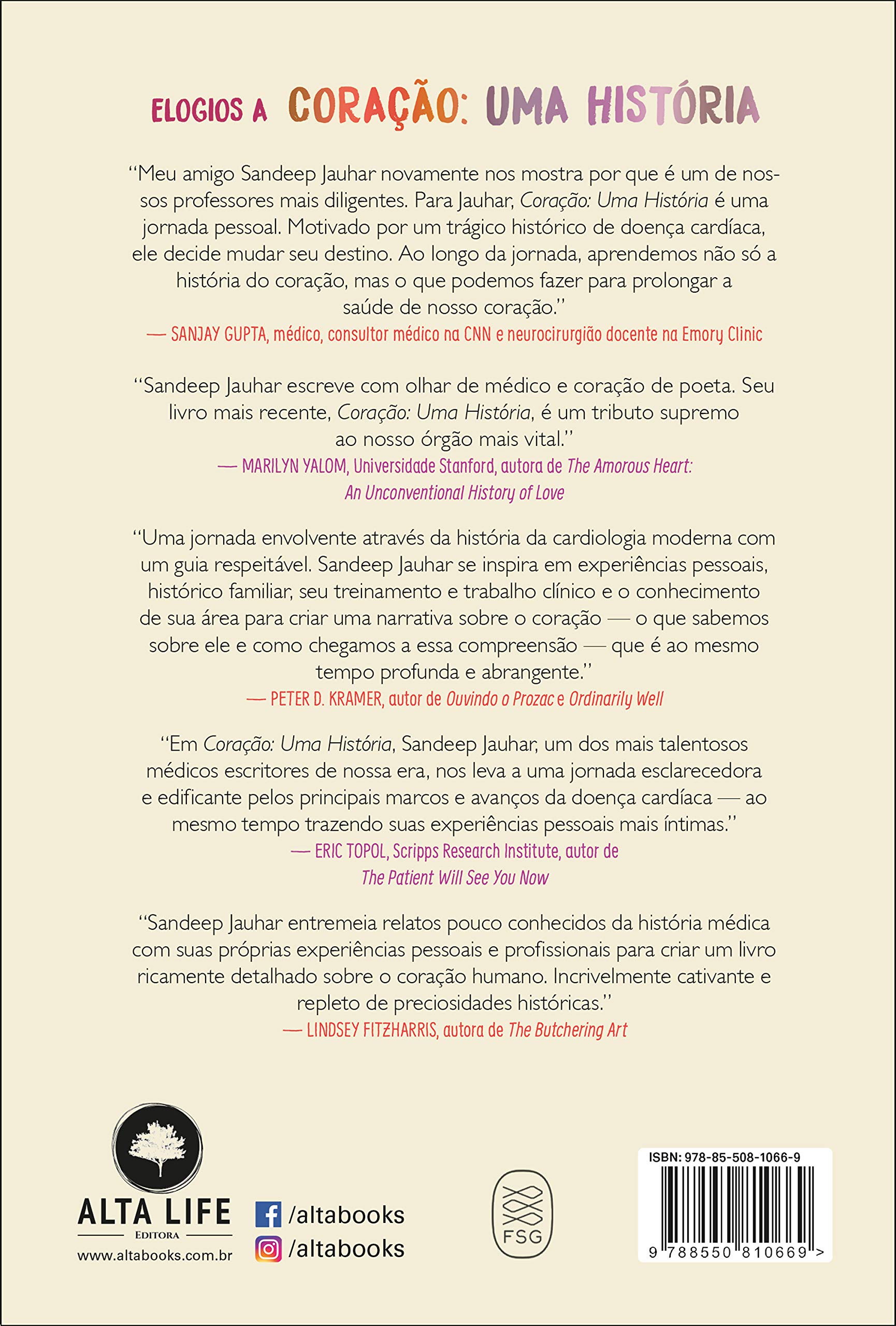 Livro 'Coração: uma História' por Sandeep Jauhar