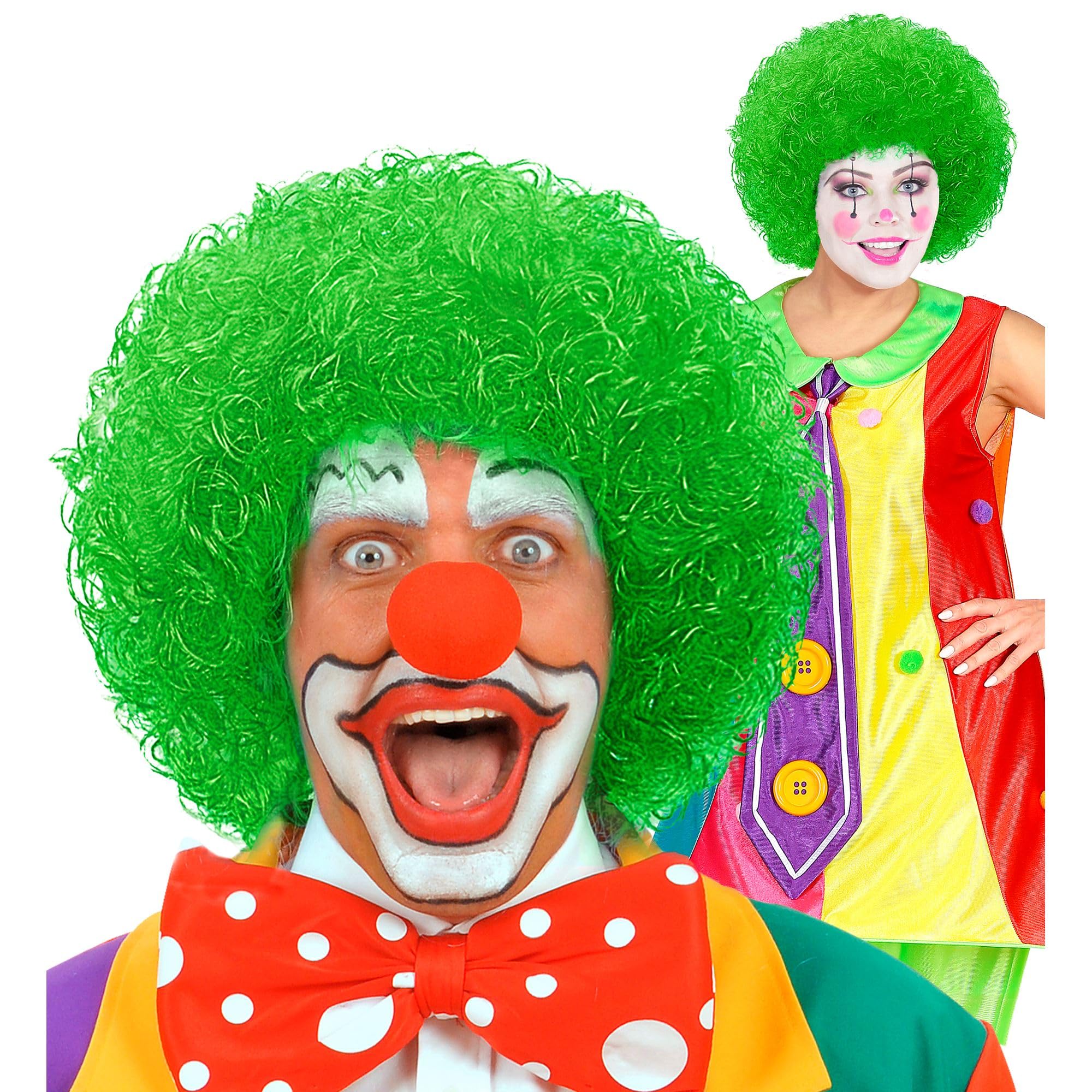Clown - Green Wig for Hair Accessory Fancy Dress
