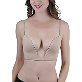 ToBeInStyle Women's Deep Plunge U Convertible Bra