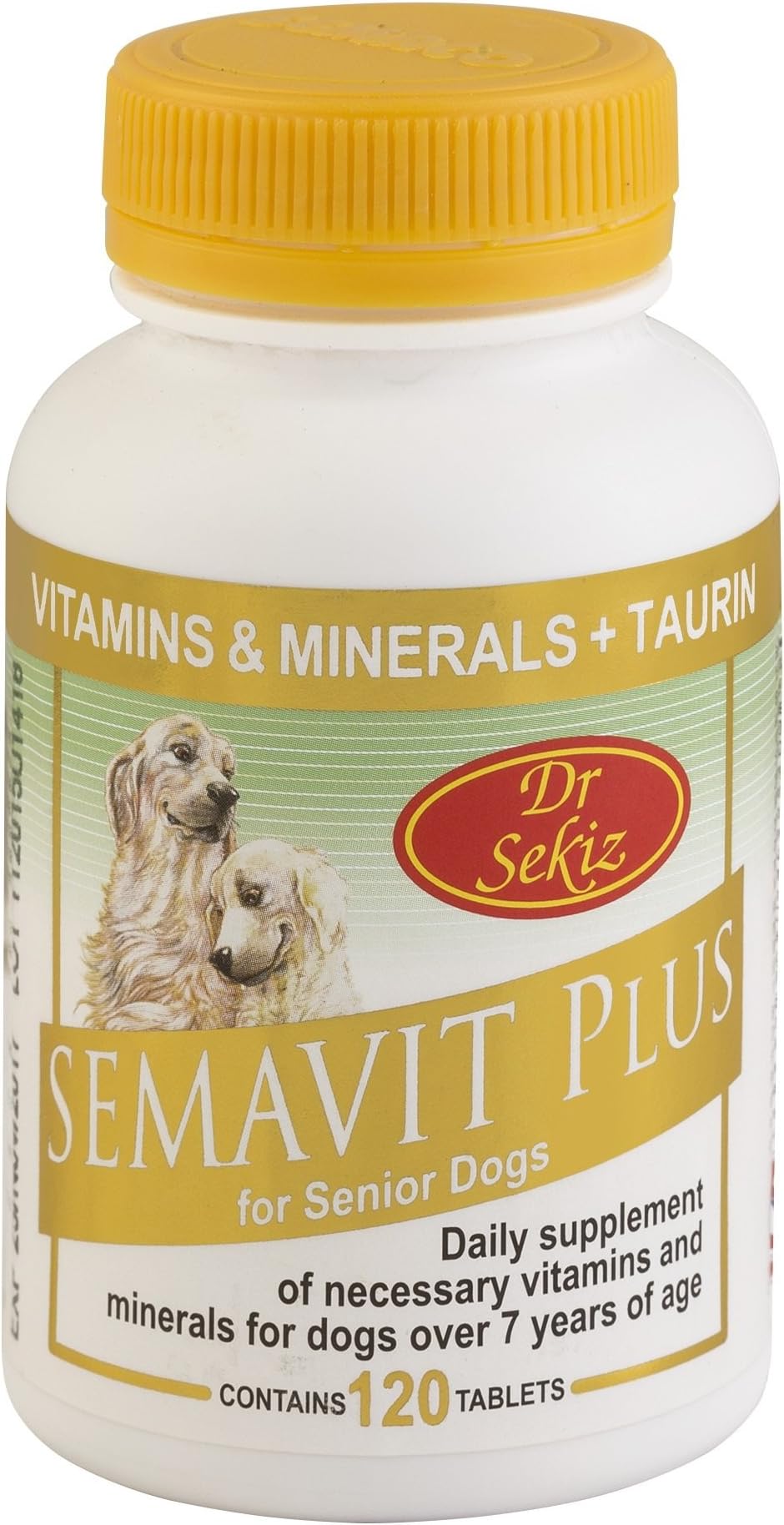 Best Doggy Semavit Plus Multivitamins for Older Dogs Slows Down The Aging Process Daily Sufficient Economy Pack 1 Tablet Per 10 kg Dogs Weight