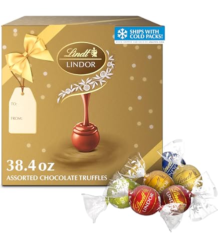 Amazon.com : Lindt Assorted Chocolate Truffles 21.2oz(600g) 50ct