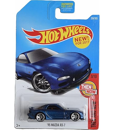 Amazon.com: Hot Wheels 95 Mazda RX-7 Green 141/365 50th